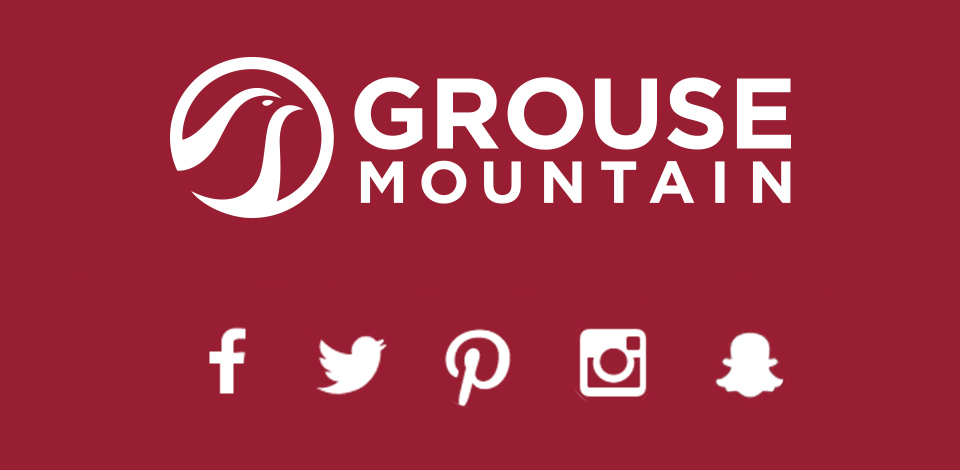 grouse mountain social media icons