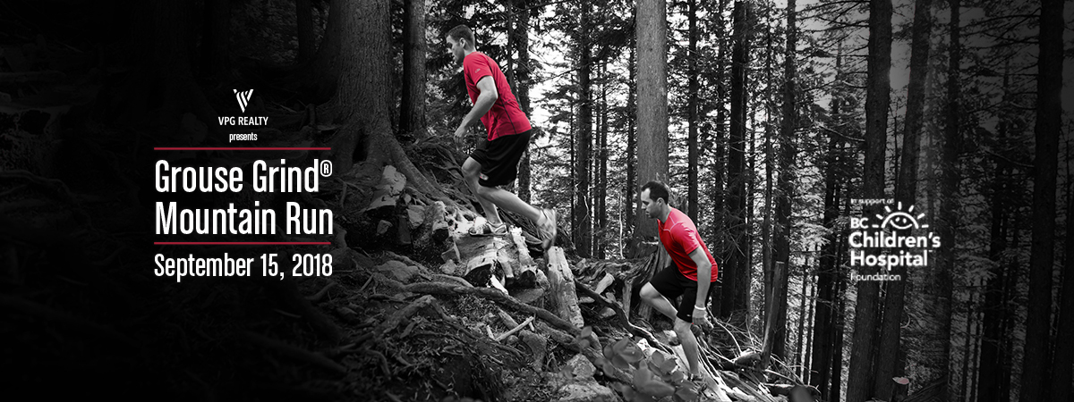 Join us September 15, 2018 for the Grouse Grind Mountain Run!
