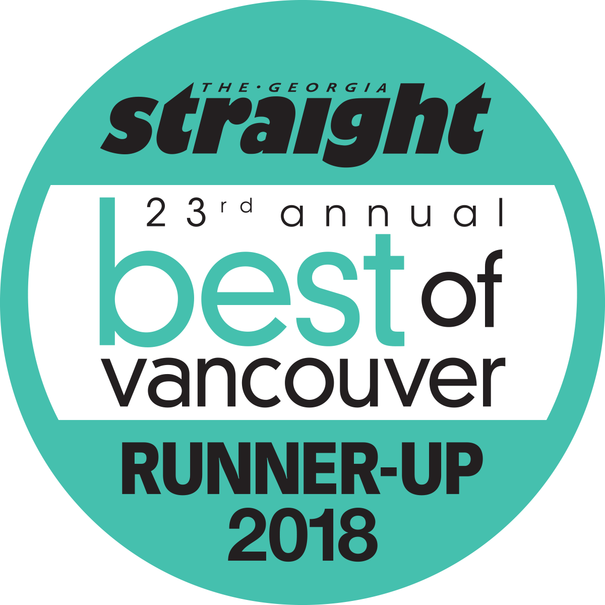 Georgia Straight 2018 badge