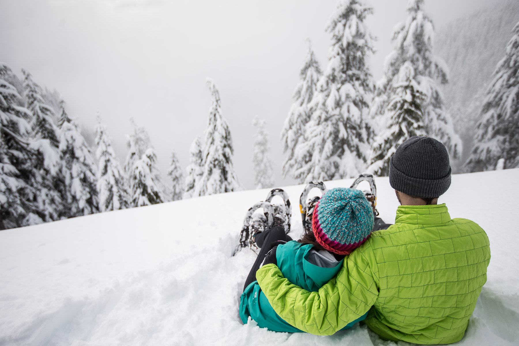 Valentine's Day Snowshoe Fondue 2017 Grouse Mountain The Peak of