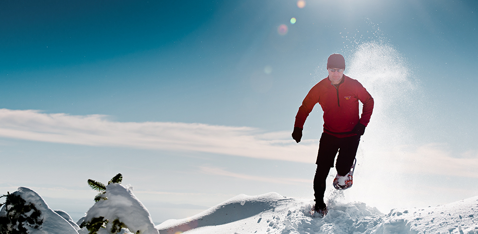 snowshoe running