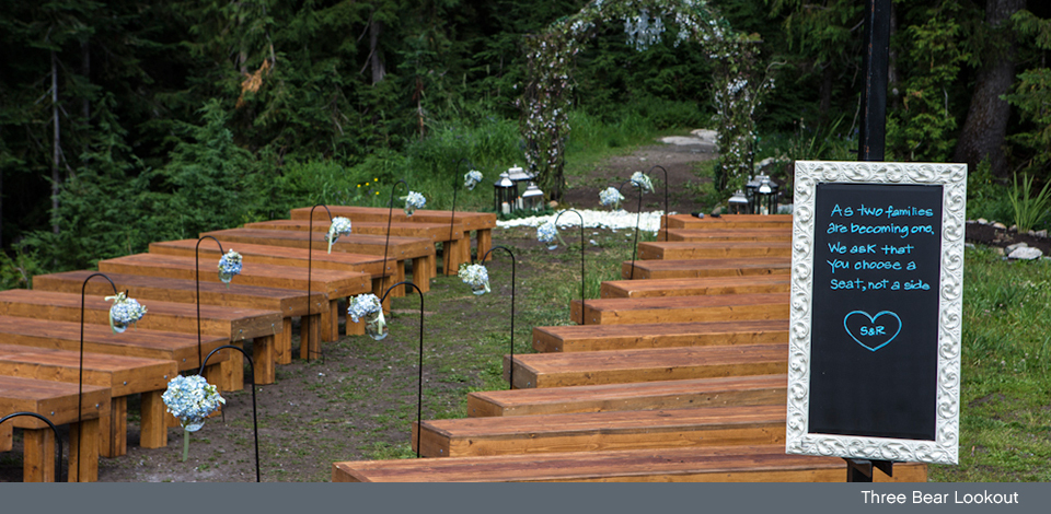 Hummingbird Garden wedding or event venue at Grouse Mountain
