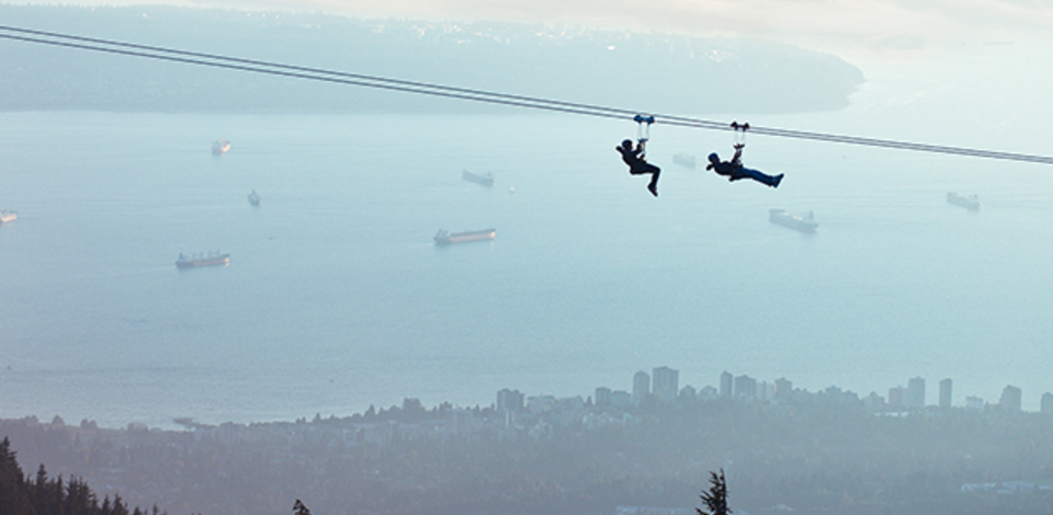 Soar faster with Grouse Mountain Ziplines