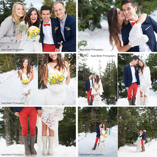 wedding blog collage