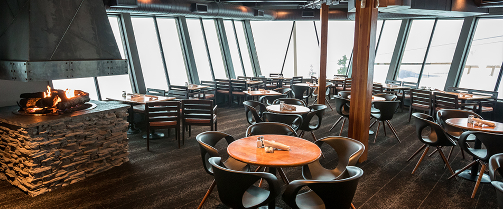 Grouse Mountain casual dining space, Altitudes Bistro