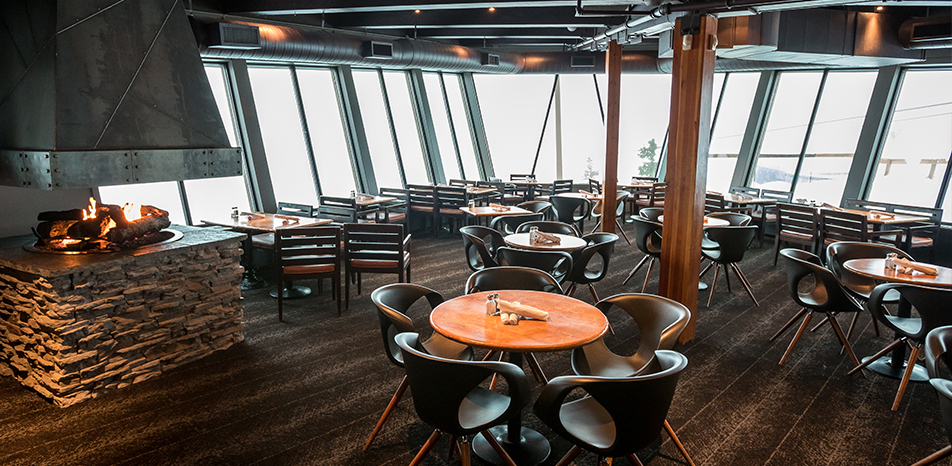 Grouse Mountain casual dining space, Altitudes Bistro