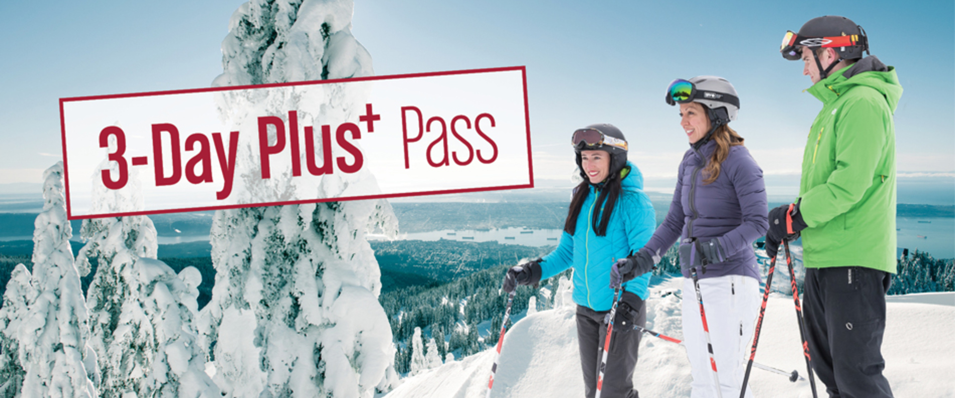 Enjoy flexibility with a 3-Day Plus Pass this winter