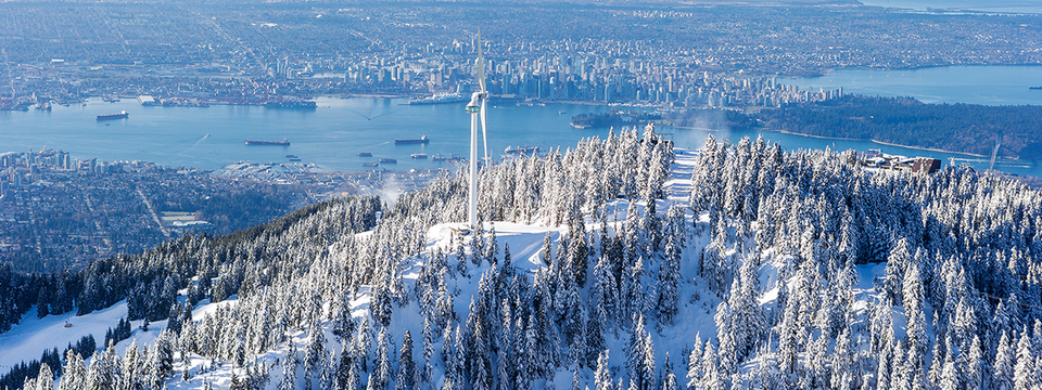 Eye of the Wind looking over Vancouver