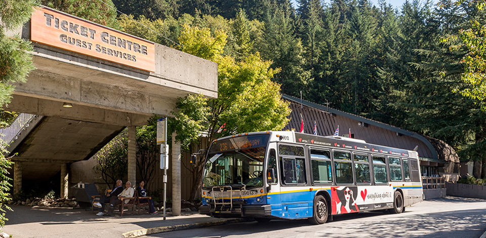 Public transit to Grouse Mountain is easy
