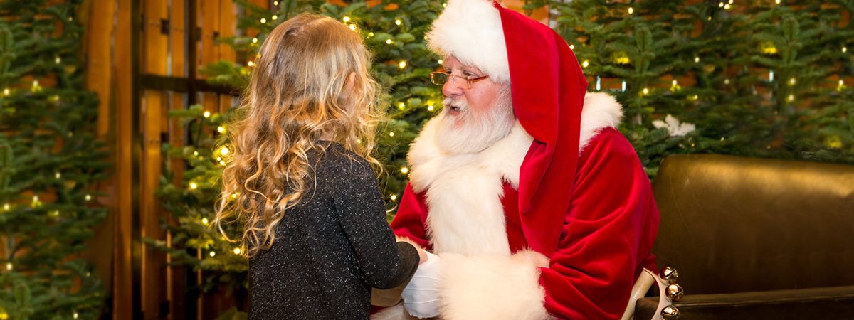 Enjoy breakfast with Santa, a family friendly holiday event at Grouse Mountain